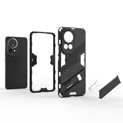 For Huawei nova 12 Pro Punk Armor 2 in 1 PC + TPU Phone Case with Holder(Green) - Huawei Cases by buy2fix | Online Shopping UK | buy2fix