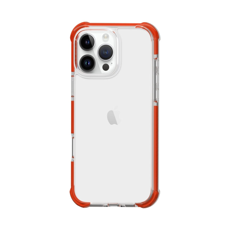 For iPhone 16 Pro Four-corner Shockproof TPU + Acrylic Phone Case(Red) - iPhone 16 Pro Cases by buy2fix | Online Shopping UK | buy2fix