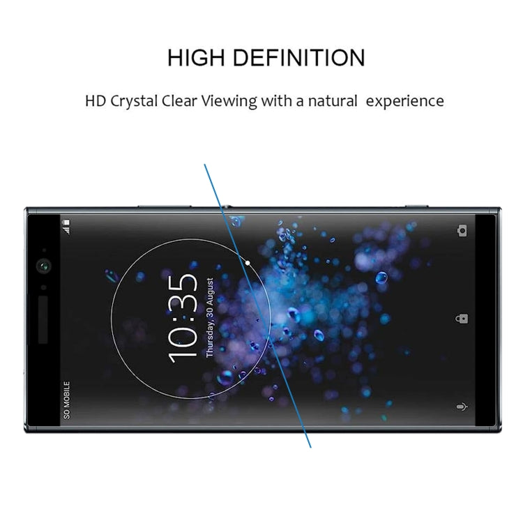 For Sony Xperia XA2 Plus 3D Curved Edge Full Screen Tempered Glass Film - Sony Tempered Glass by buy2fix | Online Shopping UK | buy2fix