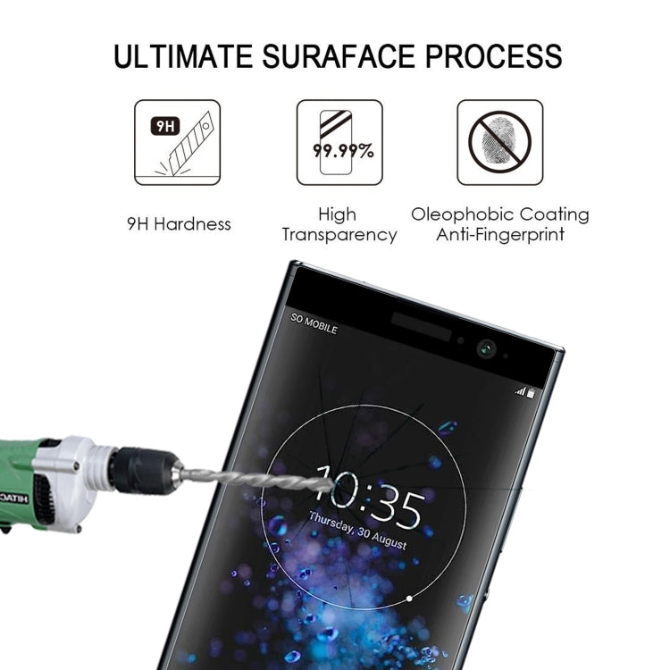 For Sony Xperia XA2 Plus 3D Curved Edge Full Screen Tempered Glass Film - Sony Tempered Glass by buy2fix | Online Shopping UK | buy2fix