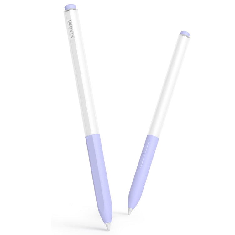 For Xiaomi Stylus Pen 2 Jelly Style Translucent Silicone Protective Pen Case(Purple) - Pencil Accessories by buy2fix | Online Shopping UK | buy2fix