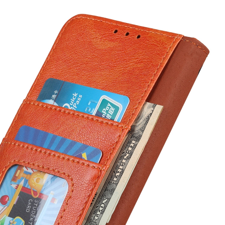 For OnePlus 12 Nappa Texture Leather Phone Case(Orange) - OnePlus Cases by buy2fix | Online Shopping UK | buy2fix