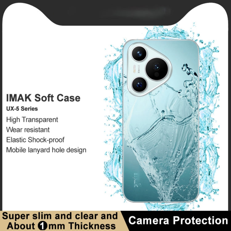 For Huawei Pura 70 imak UX-5 Series Transparent Shockproof TPU Protective Case - Huawei Cases by imak | Online Shopping UK | buy2fix