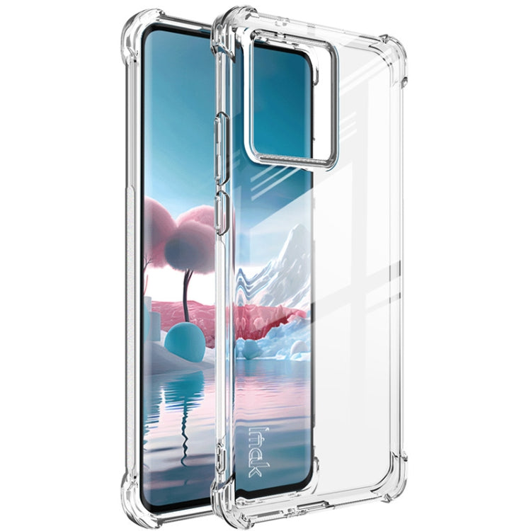 For Motorola Edge 40 Neo imak Shockproof Airbag TPU Phone Case(Transparent) - Motorola Cases by imak | Online Shopping UK | buy2fix