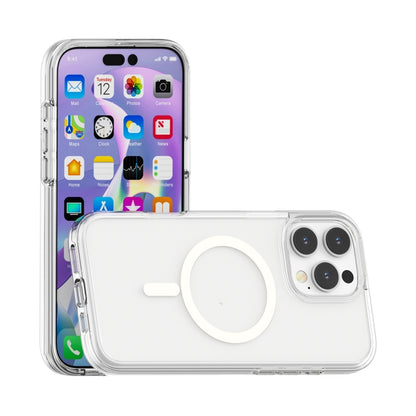 For iPhone 16 Pro Terminator Style Transparent MagSafe Magnetic Phone Case(Transparent) - iPhone 16 Pro Cases by buy2fix | Online Shopping UK | buy2fix