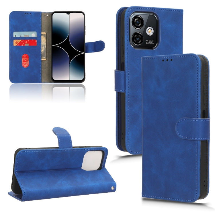 For Ulefone Note 16 Pro Skin Feel Magnetic Flip Leather Phone Case(Blue) - Ulefone Cases by buy2fix | Online Shopping UK | buy2fix