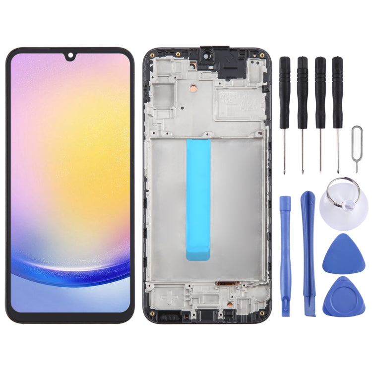 For Samsung Galaxy A25 SM-A256B Original LCD Screen Digitizer Full Assembly with Frame - LCD Screen by buy2fix | Online Shopping UK | buy2fix