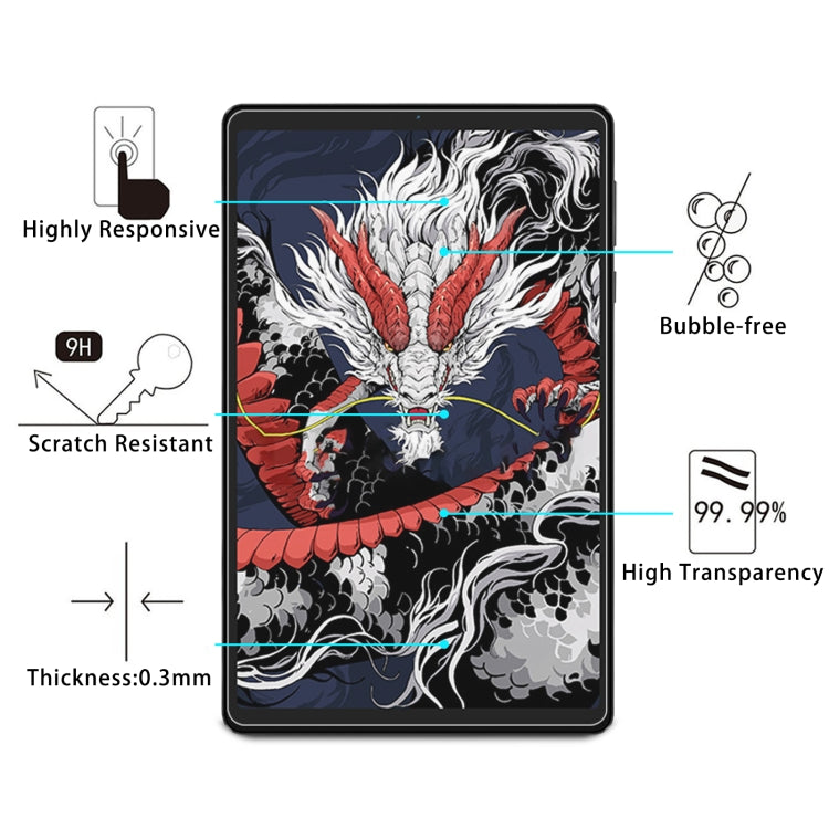 For Lenovo Legion Y700 2024 2pcs 9H 0.3mm Explosion-proof Tempered Glass Film - Others by buy2fix | Online Shopping UK | buy2fix