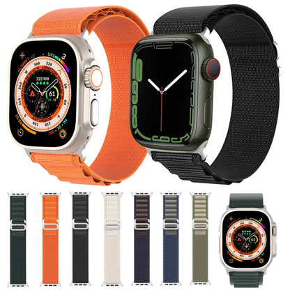 For Apple Watch SE 2022 40mm DUX DUCIS GS Series Nylon Loop Watch Band(Orange) - Watch Bands by DUX DUCIS | Online Shopping UK | buy2fix