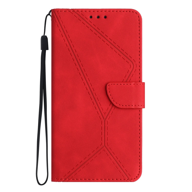 For Samsung Galaxy Xcover 7 5G Stitching Embossed Leather Phone Case(Red) - Galaxy Phone Cases by buy2fix | Online Shopping UK | buy2fix