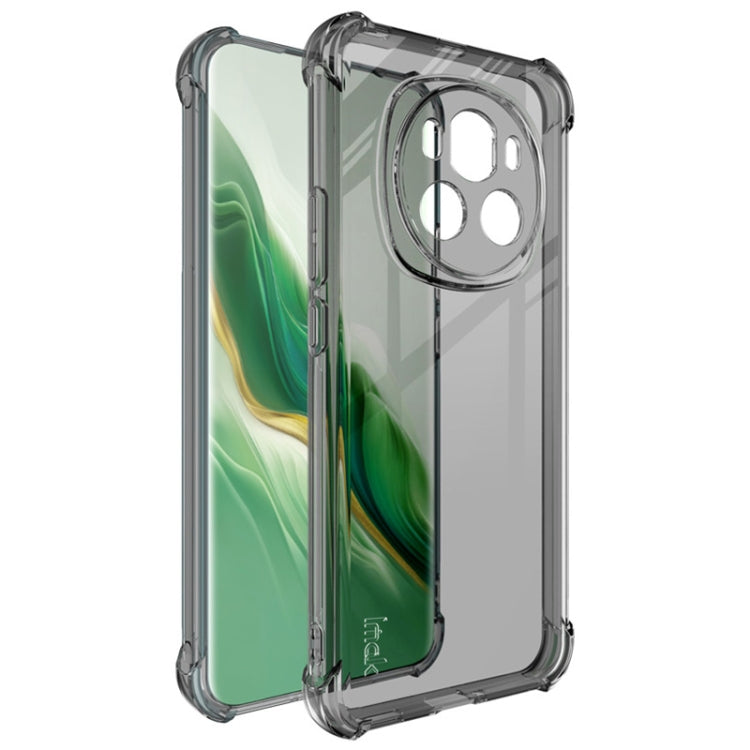 For Honor Magic6 5G imak Shockproof Airbag TPU Phone Case(Transparent Black) - Honor Cases by imak | Online Shopping UK | buy2fix