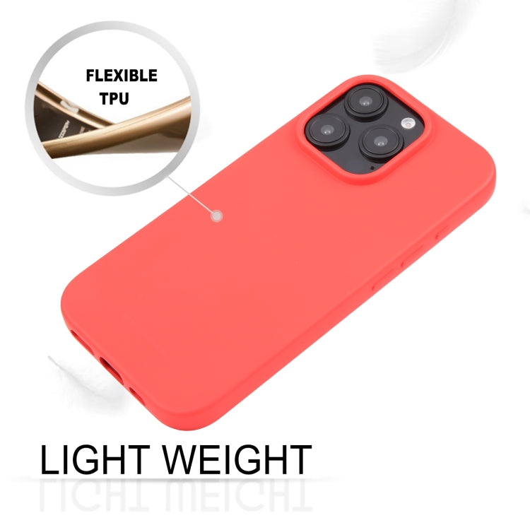 For iPhone 16 Pro Max GOOSPERY SOFT FEELING Liquid TPU Soft Phone Case(Red) - iPhone 16 Pro Max Cases by GOOSPERY | Online Shopping UK | buy2fix