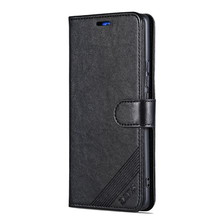 For OPPO Find X7 Ultra AZNS Sheepskin Texture Flip Leather Phone Case(Black) - OPPO Cases by AZNS | Online Shopping UK | buy2fix