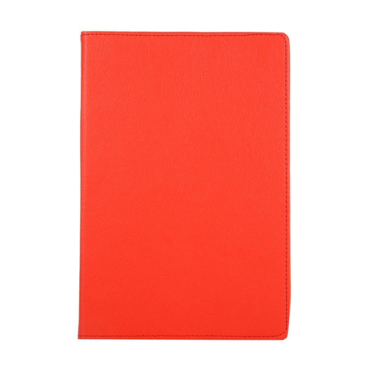 For Samsung Galaxy Tab S9 Ultra 360 Degrees Rotation Holder Litchi Texture Leather Tablet Case(Red) - Galaxy Tab S9 Ultra Cases by buy2fix | Online Shopping UK | buy2fix