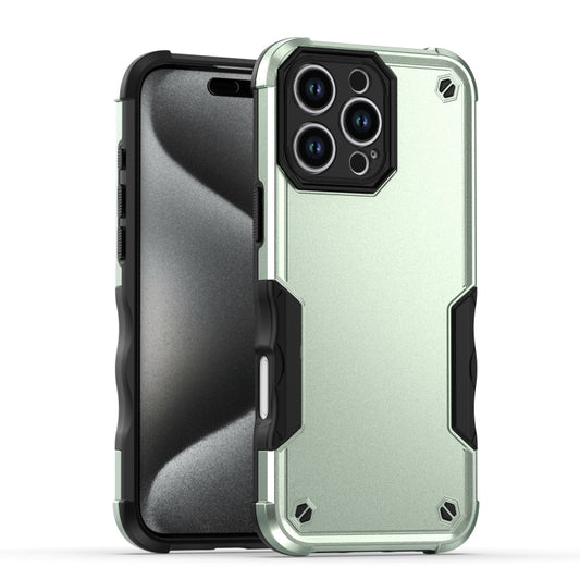 For iPhone 16 Pro Max Non-slip Shockproof Armor Phone Case(Green) - iPhone 16 Pro Max Cases by buy2fix | Online Shopping UK | buy2fix