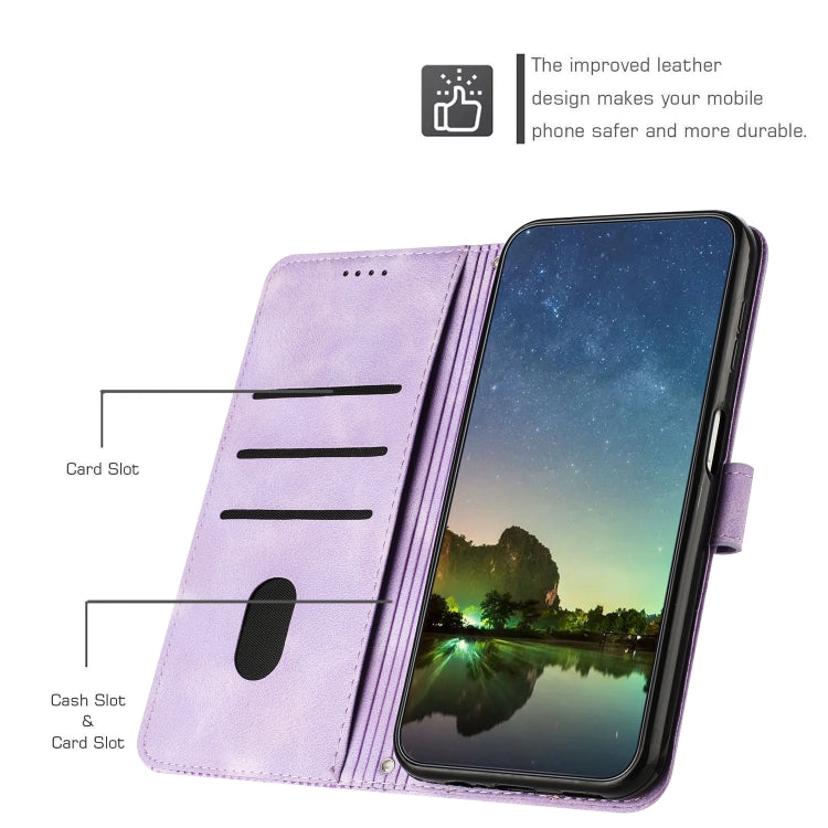 For Xiaomi Redmi K70 / K70 Pro Dream Triangle Leather Phone Case with Lanyard(Purple) - K70 Pro Cases by buy2fix | Online Shopping UK | buy2fix