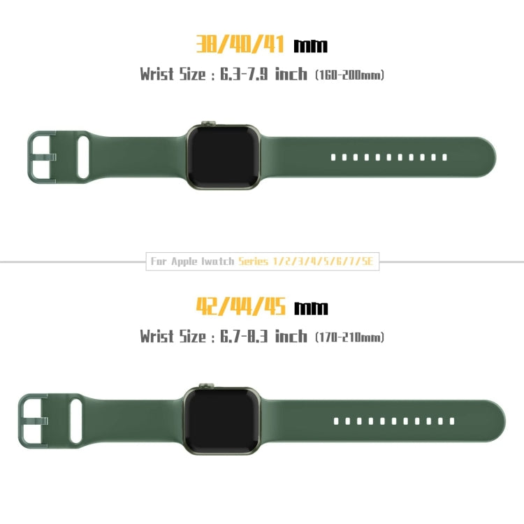 For Apple Watch Series 9 45mm Pin Buckle Silicone Watch Band(Clover) - Watch Bands by buy2fix | Online Shopping UK | buy2fix