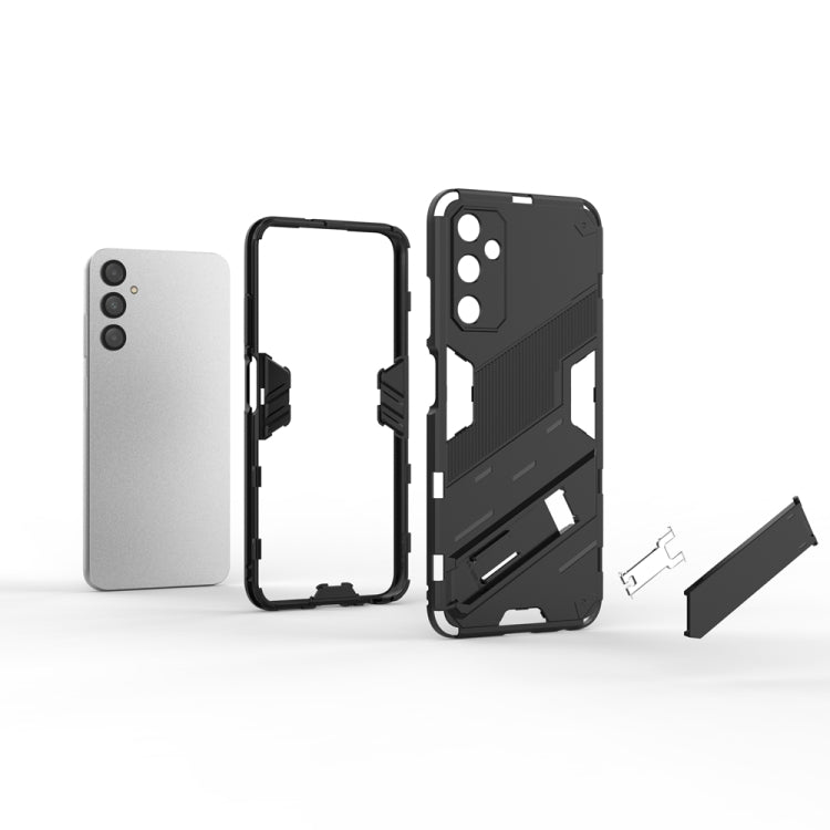 For Samsung Galaxy A05s 4G Punk Armor 2 in 1 PC + TPU Shockproof Phone Case with Invisible Holder(White) - Galaxy Phone Cases by buy2fix | Online Shopping UK | buy2fix
