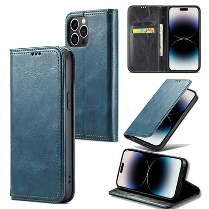 For iPhone 15 Pro Max Fierre Shann Vintage Bark Texture Wallet Leather Phone Case(Green) - iPhone 15 Pro Max Cases by FIERRE SHANN | Online Shopping UK | buy2fix