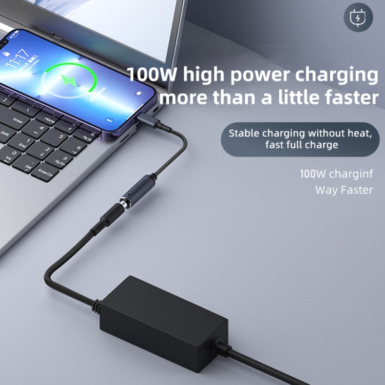 DC 5.5 x 2.1mm to USB-C / Type-C Male 100W Computer Charging Adapter Connector - Universal Power Adapter by buy2fix | Online Shopping UK | buy2fix