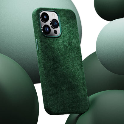 For iPhone 12 Turn Fur Magsafe Magnetic Phone Case(Green) - iPhone 12 / 12 Pro Cases by buy2fix | Online Shopping UK | buy2fix