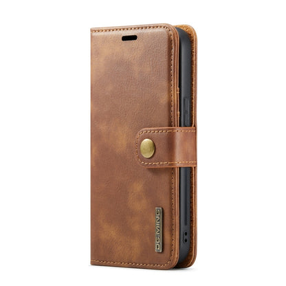 For iPhone 15 Pro Max DG.MING Crazy Horse Texture Detachable Magnetic Leather Phone Case(Brown) - iPhone 15 Pro Max Cases by DG.MING | Online Shopping UK | buy2fix