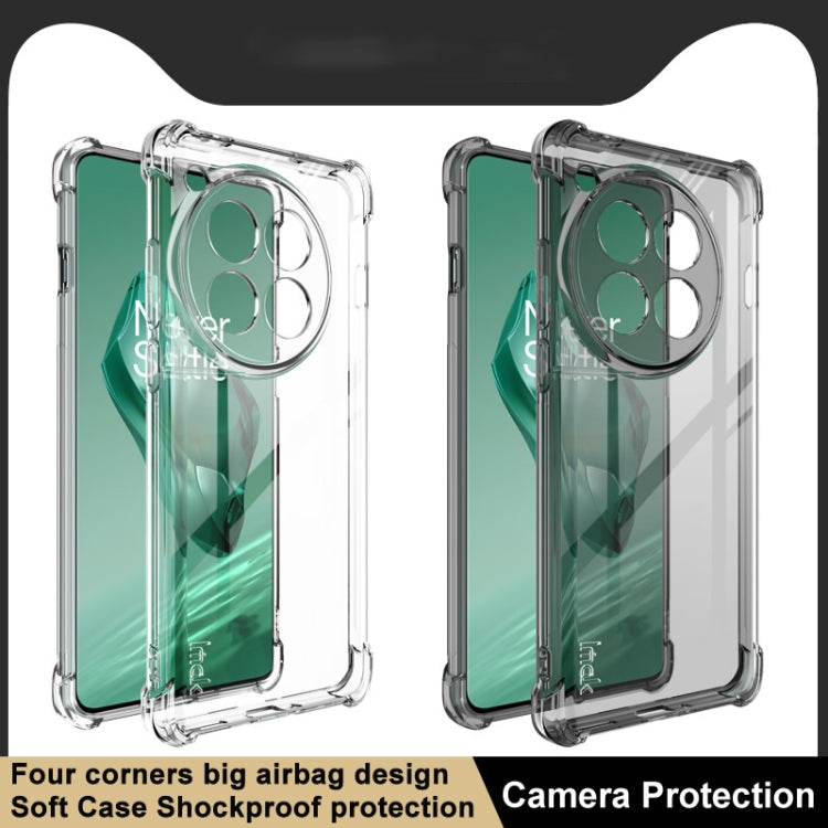 For OnePlus 12 5G imak Shockproof Airbag TPU Phone Case(Transparent) - OnePlus Cases by imak | Online Shopping UK | buy2fix