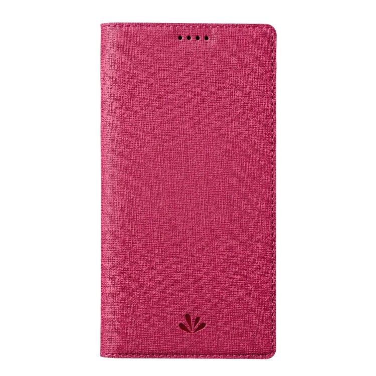 For iPhone 15 Pro Max ViLi DMX Series Shockproof TPU + PU Leather Magnetic Attraction Horizontal Flip Case(Rose Red) - iPhone 15 Pro Max Cases by ViLi | Online Shopping UK | buy2fix