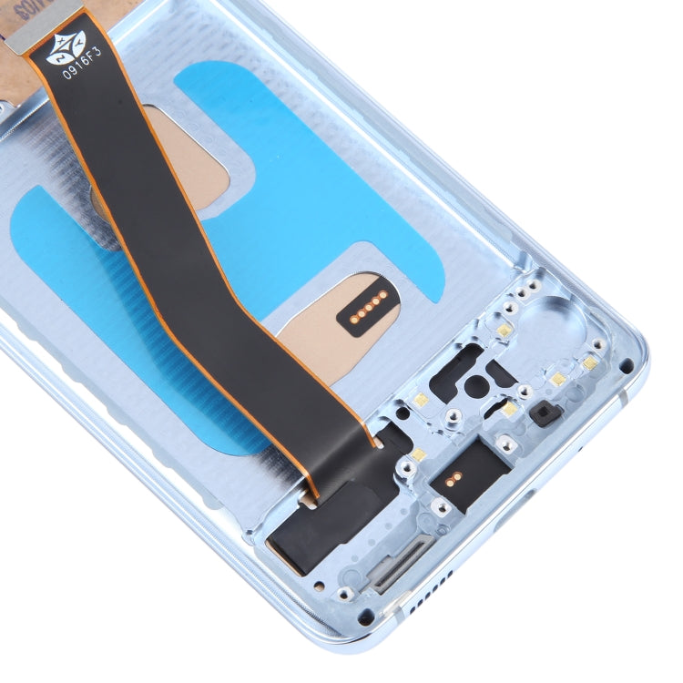 For Samsung Galaxy S20 SM-G980 TFT LCD Screen Digitizer Full Assembly with Frame, Not Supporting Fingerprint Identification(Blue) - LCD Screen by buy2fix | Online Shopping UK | buy2fix