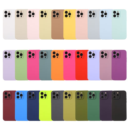 For iPhone 13 Pro Max Pure Color Liquid Silicone Fine Pore Phone Case(Light Purple) - iPhone 13 Pro Max Cases by buy2fix | Online Shopping UK | buy2fix