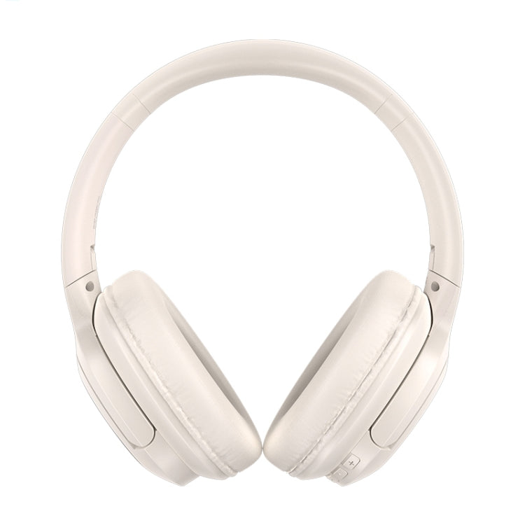 USAMS YH21 YH Series Wireless Bluetooth 5.3 Headset(Beige) - Headset & Headphone by USAMS | Online Shopping UK | buy2fix