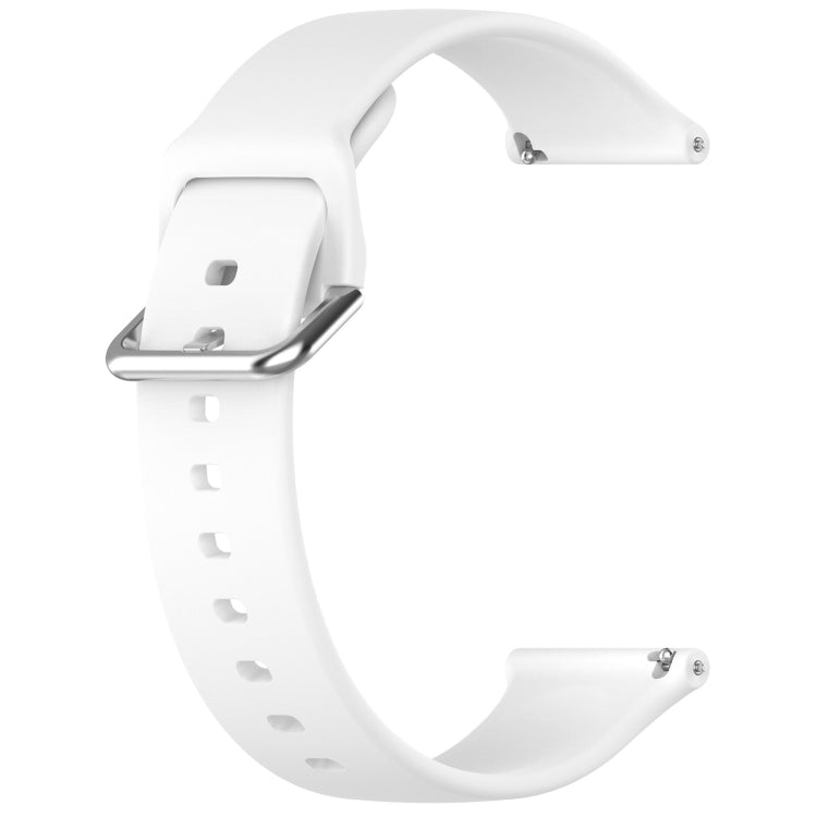 24mm Universal Small Waist Silicone Watch Band(White) - 22mm Bands by buy2fix | Online Shopping UK | buy2fix