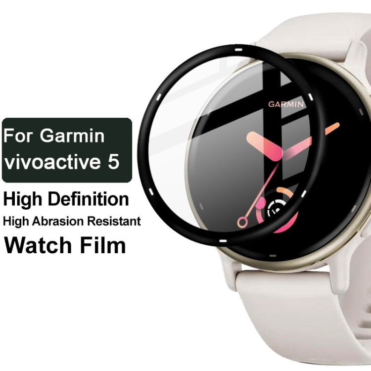 For Garmin Vivoactive 5 IMAK HD High Transparent Wear-resistant Watch Screen Protective Film - Screen Protector by imak | Online Shopping UK | buy2fix