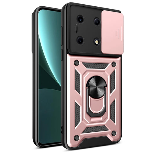 For Infinix Note 30 VIP Sliding Camera Cover Design TPU+PC Phone Case(Rose Gold) - Infinix Cases by buy2fix | Online Shopping UK | buy2fix