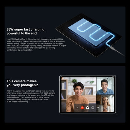 HUAWEI MatePad Pro 13.2 inch WiFi, 16GB+1TB, with Smart Keyboard + Stylus, HarmonyOS 4 Hisilicon Kirin 9000S 12-core, Not Support Google Play(Black) - Huawei by Huawei | Online Shopping UK | buy2fix