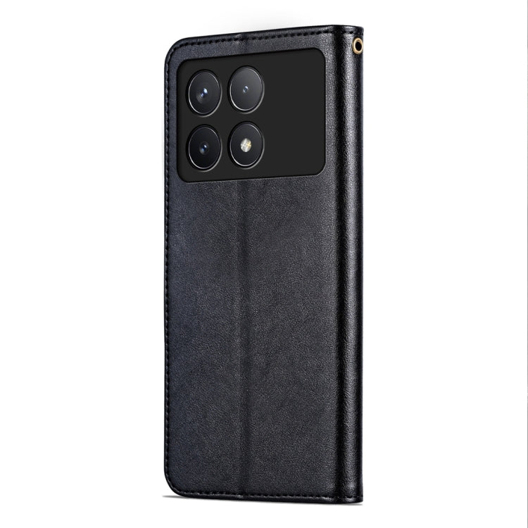 For Xiaomi Redmi K70 / K70 Pro AZNS Sheepskin Texture Flip Leather Phone Case(Black) - K70 Pro Cases by AZNS | Online Shopping UK | buy2fix