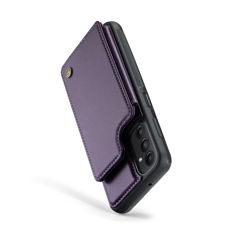 For Samsung Galaxy A13 5G CaseMe C22 Card Slots Holder RFID Anti-theft Phone Case(Purple) - Galaxy Phone Cases by CaseMe | Online Shopping UK | buy2fix