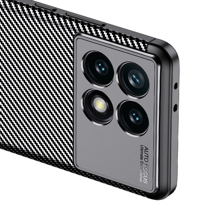 For Xiaomi Redmi K70 Pro Carbon Fiber Texture Shockproof TPU Phone Case(Black) - K70 Pro Cases by buy2fix | Online Shopping UK | buy2fix