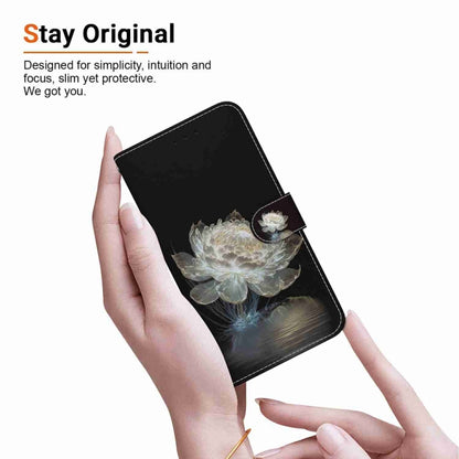 For Xiaomi Redmi Note 13 5G Crystal Texture Colored Drawing Leather Phone Case(Crystal Peony) - Note 13 Cases by buy2fix | Online Shopping UK | buy2fix