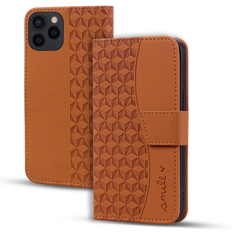 For iPhone 16 Pro Business Diamond Buckle Leather Phone Case with Lanyard(Brown) - iPhone 16 Pro Cases by buy2fix | Online Shopping UK | buy2fix