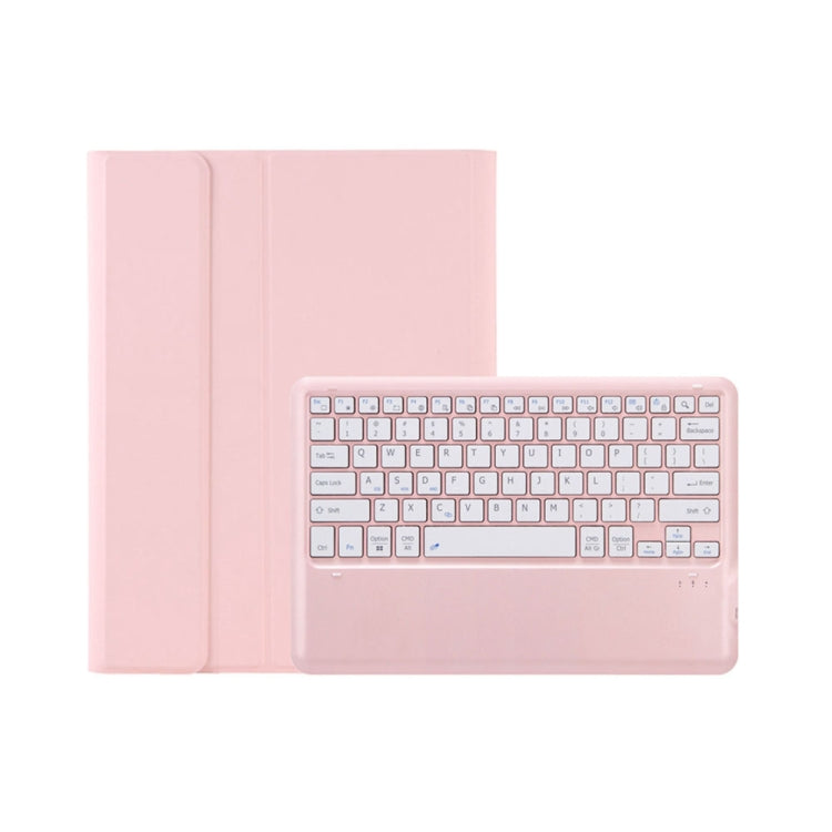 For Lenovo Xiaoxin Pad Pro 12.7 inch AM24 TPU Ultra-thin Detachable Bluetooth Keyboard Tablet Leather Case(Pink) - Lenovo Keyboard by buy2fix | Online Shopping UK | buy2fix