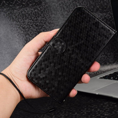 For vivo Y38 5G / Y200i Honeycomb Dot Texture Leather Phone Case(Black) - vivo Cases by buy2fix | Online Shopping UK | buy2fix