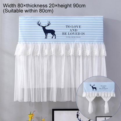 Do Not Take Dust-proof And Anti Direct Blowing Simple Wind Hanging Machine Air Conditioner Moon Cover, Size:Width 80 × Thickness 20 × Height 90cm(Striped Deer) - Dust Covers by buy2fix | Online Shopping UK | buy2fix