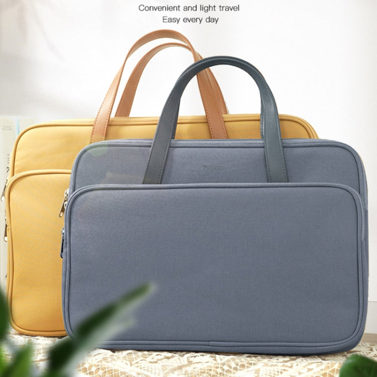 Yesido WB36 16 inch Waterproof Oxford Cloth Laptop Bag(Yellow) - 15.6 - 17 inch by Yesido | Online Shopping UK | buy2fix