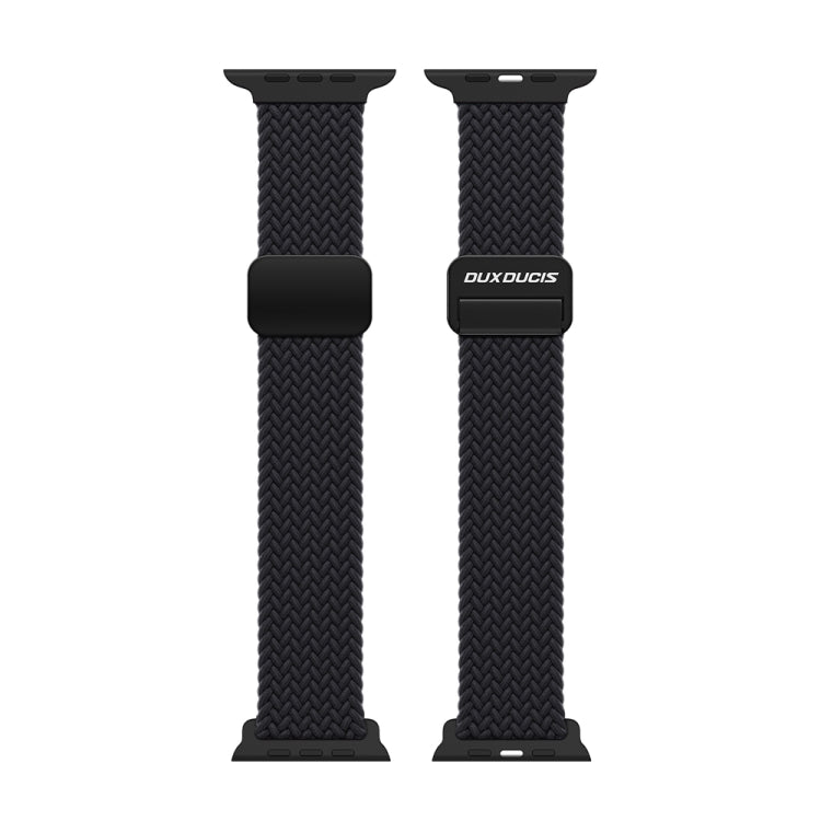 For Apple Watch Series 10 46mm DUX DUCIS Mixture Pro Series Magnetic Buckle Nylon Braid Watch Band(Midnight) - Watch Bands by DUX DUCIS | Online Shopping UK | buy2fix