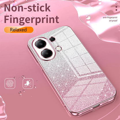 For Xiaomi Redmi Note 11 Pro 4G/5G Global Gradient Glitter Powder Electroplated Phone Case(Black) - Xiaomi Cases by buy2fix | Online Shopping UK | buy2fix