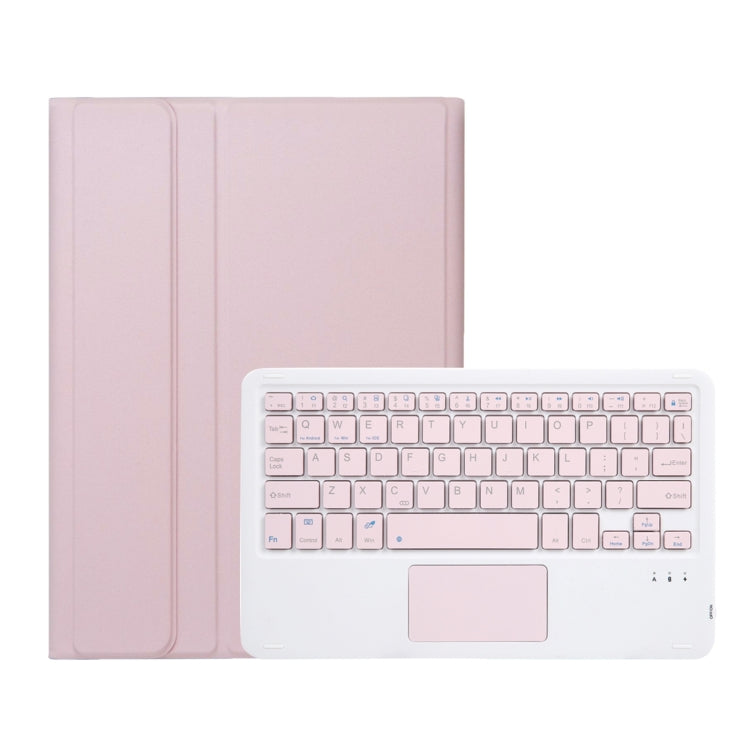 For OnePlus Pad Go / OPPO Pad Air2 / Neo OP14-A TPU Ultra-thin Detachable Bluetooth Keyboard Leather Case with Touchpad(Pink) - Others Keyboard by buy2fix | Online Shopping UK | buy2fix