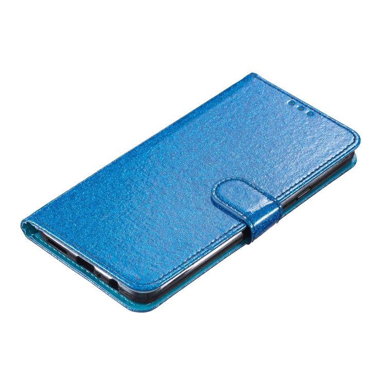 For Blackview A55 Pro Glitter Powder Flip Leather Phone Case(Blue) - More Brand by buy2fix | Online Shopping UK | buy2fix