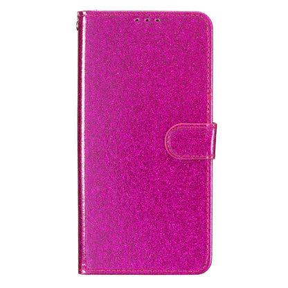 For Ulefone Note 14 Glitter Powder Flip Leather Phone Case(Rose Red) - Ulefone Cases by buy2fix | Online Shopping UK | buy2fix