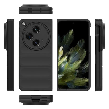 For OPPO Find N3 Magic Shield Fold PC Shockproof Phone Case(Black) - Find N3 Cases by buy2fix | Online Shopping UK | buy2fix